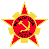 old logo of FK Sloboda Tuzla