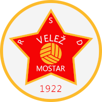 old logo of FK Velež Mostar