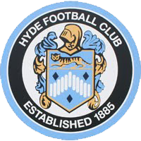 old logo of Hyde United FC