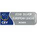 Logo of CEV Silver Women's European League 2018