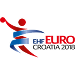 Logo of EHF Euro 2018 Croatia