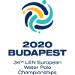 Logo of Чемпионат Европы по водному поло 2020 Budapest