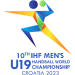 Logo of IHF Men's Youth World Handball Championship 2023 Croatia