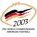 Logo of IFAF World Championship 