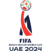 Logo of FIFA Beach Soccer World Cup 2024 United Arab Emirates