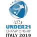 Logo of UEFA U-21 Championship 2019 Italy