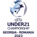 Logo of UEFA U-21 Championship 2023 Romania/Georgia