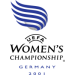 Logo of UEFA Women's Championship 2001 Germany
